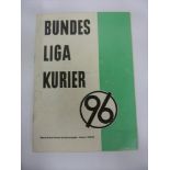 1968/69 Hannover 96 v Leeds Utd, a programme from the ICFC game played on 04/02/1969, sl fold,