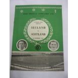 1951 Northern Ireland v Scotland, a programme for the game played at Windsor Park, Belfast on 06/