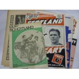 A collection of 6 football programmes, 1977 East Germany v Scotland (Friendly), 1966/67 Koln v