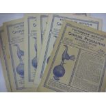 1946/47 Tottenham Hotspur, a collection of 7 home football programmes, in good condition overall,