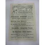 1922/23 Burnley v Oldham, a programme from the game played on 16/12/1922, ex bound volume, in very