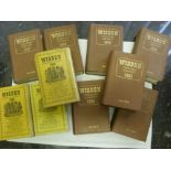 Cricket, a collection of 10 Wisden Cricketers Almanacks in various condition, all harback unless