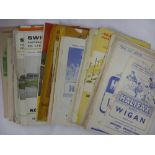 Rugby League, a collection of 120 programmes, from the 1950's and 1960's, in various condition, to