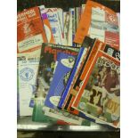 A collection of over 150 football programmes, mainly Manchester Utd away from the 1960's and