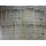 1947/48 Grimsby Town, a collection of 15 home football programmes, in various condition, Barnsley,