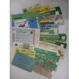 Rugby Union, a collection of 91 match tickets, mainly Welsh club interest but includes, 1969