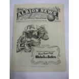 1945 England v Wales, a rare programme from the game played at West Bromwich Albion on 20/10/1945