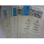 Rugby Union, Cardiff Rugby Club, a collection of 44 home programmes in good condition from the