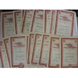 1948/49 Arsenal, a collection of 18 home programmes, Tottenham (FAC), 17 League