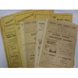Sutton Utd, a collection of 15 home football programmes, in various condition, 1950/51 Bromley,