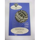 1965 Football League Cup Final, Leicester City v Chelsea, a programme for the game played on 05/04/