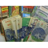 England, a collection of 114 home football programmes from 1951 onwards, in various condition,