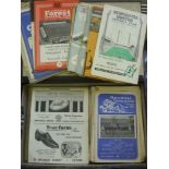 Newcastle Utd, a collection of 142 home & away football programmes in various condition, 1945/46