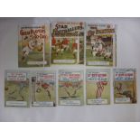 A collection of 8 booklets issued by Triumph and Adventure Magazines in the 1920's, in very good