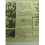 Pop Music, 1963 The Searchers, an autographed LP Record 'Meet The Searchers', fully signed by the