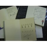 Autographed Books, Manchester Utd, a collection of 3 signed autobiographies, George Best, Sir
