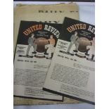 1957/58 Manchester Utd v Sheffield Wednesday, a programme from the FA Cup tie, played on 19/02/1958,