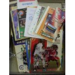 Leeds Utd, a collection of 28 away football programmes, in European Games to include 1966/67 DWS,