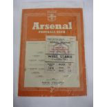 1954 England v Young England, a football programme (Wof, fld) and a ticket (very good condition),