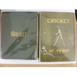 Cricket, a collection of 2 scarce, large hardbacked books, from the early 1900's, Cricket of