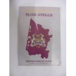 1993 Rugby Union, France v Australia, a rare programme from the game played in Bordeaux on 30/10/