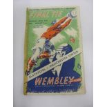 1948 FA Cup Final, Blackpool v Manchester Utd, a programme from the game played at Wembley on 04/