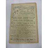 1921/22 Burnley v Huddersfield, a programme from the FA Cup tie, played on 07/01/1922, ex bound