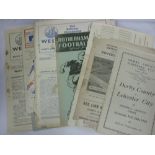 A collection of 18 football programmes, in various condition, from the 1940's & 1950's to include,