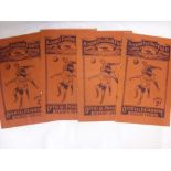 1934/35 Arsenal, a collection of 4 home football programmes in various condition, Tottenham, Aston