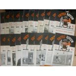 1953/54 Manchester Utd, a collection of 22 home football programmes, in various but good condition