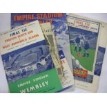 FA Cup Final Programmes, in various condition, 1952, 1953, 1954 (with songsheet and various