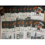 1949/50 Manchester Utd, a collection of 21 home football programmes, in various but good condition