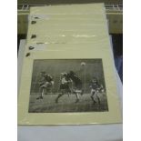 Press Photograph, a fine collection of 17 original press photographs, all with press annotation on