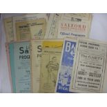 Rugby League, a collection of 27 programmes from the Lancashire & Cumbria area, from the 1940/1950'