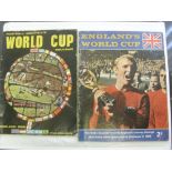 1966 World Cup, a pair of autographed magazines, Daily Express 'Englands World Cup', signed on front