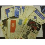 A collection of 81 football programmes in various conditon, from the 1950's onwards, 1940's (7)