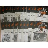 1951/52 Manchester Utd, a collection of 24 home football programmes, in various but good condition