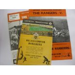 1960/61 ECWC Semi-Final, Rangers v Wolverhampton Wanderers, a pair of programmes from both legs,