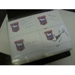 Autographs, a collection of 745 signed white cards, some with emblem, all different, Celtic 32,