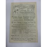 1921/22 Burnley Reserves v Bolton Reserves, a programme from the game played on 01/04/1922, ex bound