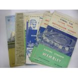 FA Cup, a collection of Semi-Finals (5), and Final programmes (8), in various condition, including