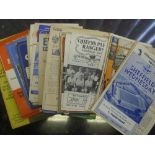 A Collection Of 94 Football Programmes from the 1950's, In Various Condition