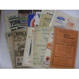 Rugby League, a collection of 26 programmes in various condition, to include 14/01/33 Wigan v Hull