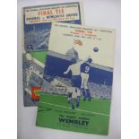 FA Cup Finals, a pair of football programmes from the 1950 & 1952 Final games, good condition