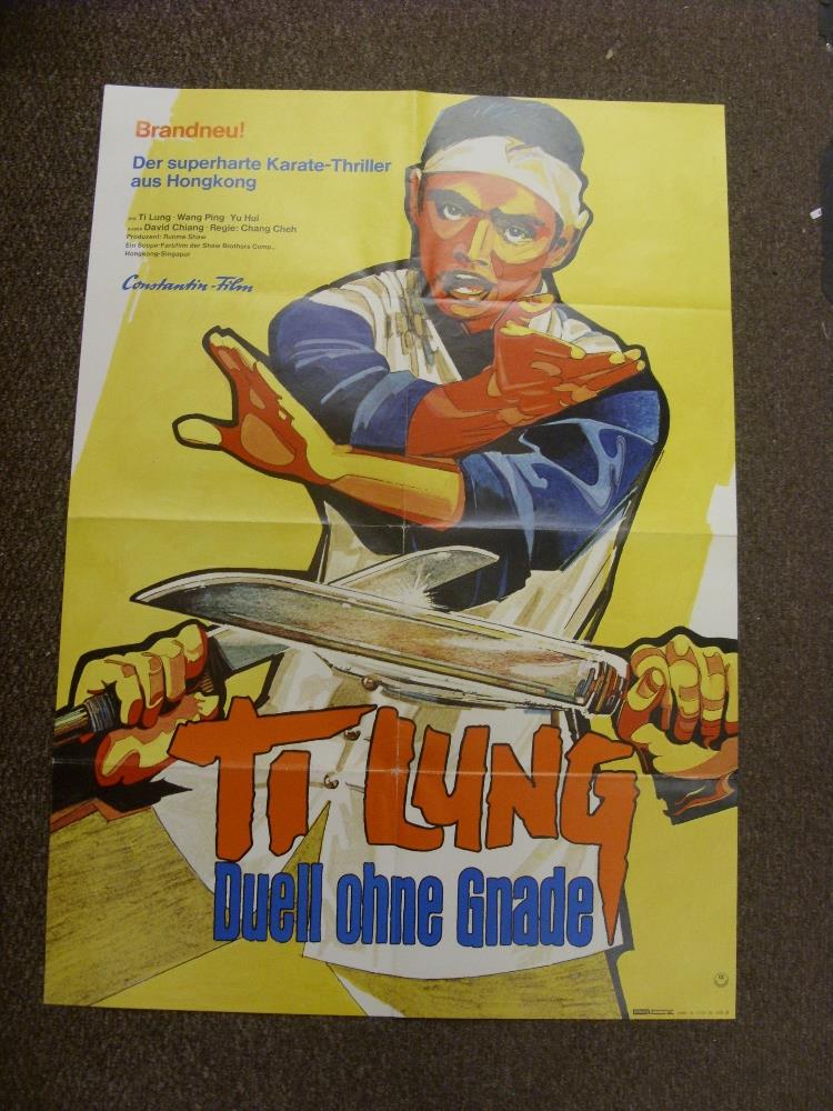 Movie Posters, A collection of Five Original Posters to Include Karate Thrillers 'die - Image 5 of 5