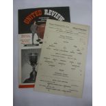 1960 FA Youth Cup Semi-Final, Manchester United Youth v Preston North End Youth, a pair of