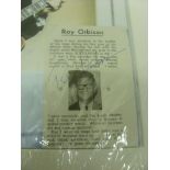 Pop Music, Roy Orbison, an autographed magazine picture signed by Roy, nicely displayed on a board