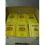 Cricket, a collection of 18 Wisden Cricketers Almanacks, Hardback, unless noted in various