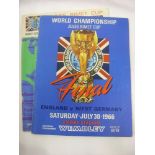 1966 World Cup Final, England v West Germany, At Wembley Stadium, An official programme for the