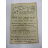 1921/22 Burnley v Oldham, a programme from the game played on 11/03/1922, ex bound volume, in very